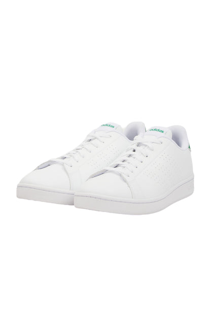 Adidas Advantage Base 2.0 Kinderschuhe - Cloud White / Grün, EU 36