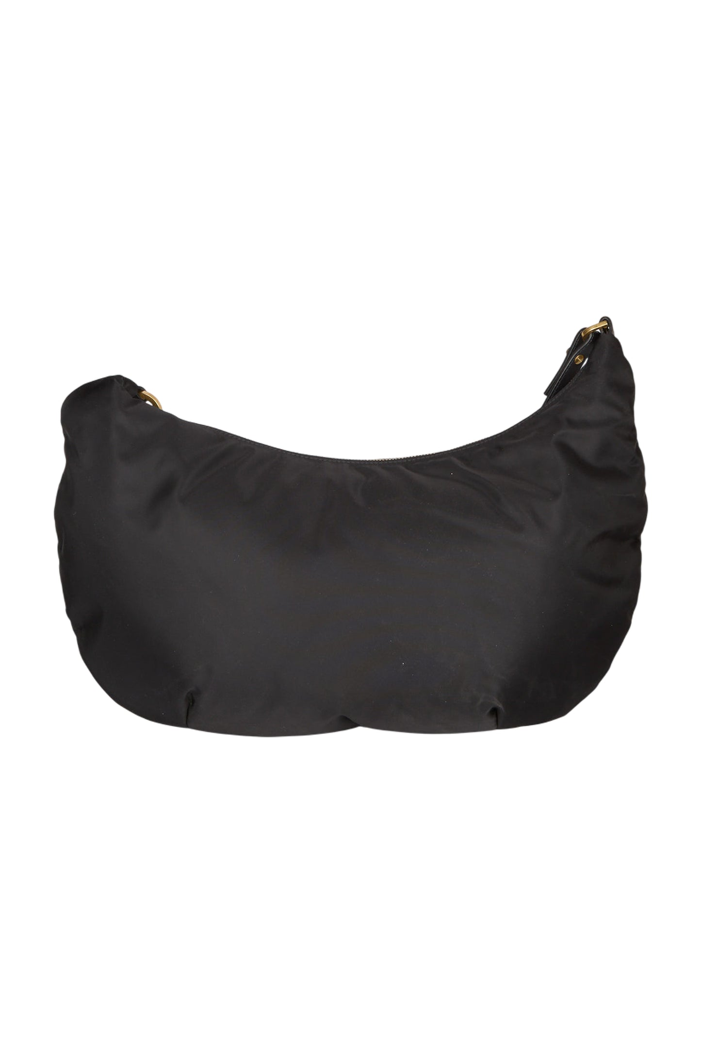 Off White Paperclip Hobo Nylon Handtasche One Size Schwarz