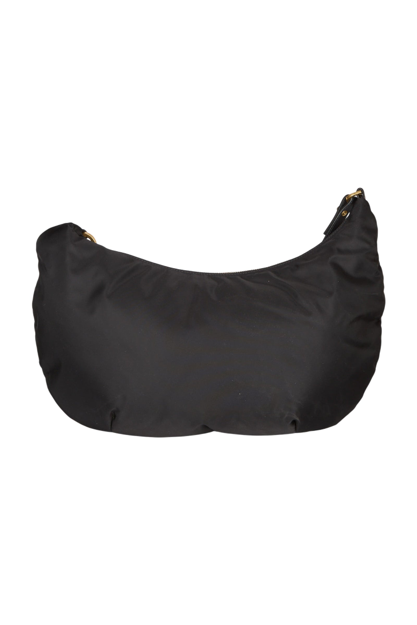 Off White Paperclip Hobo Nylon Handtasche One Size Schwarz