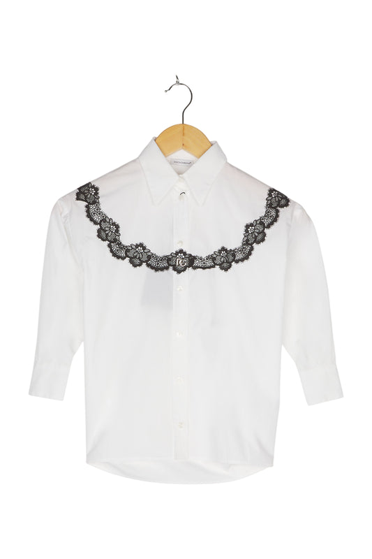 Dolce & Gabbana Bluse mit Spitze