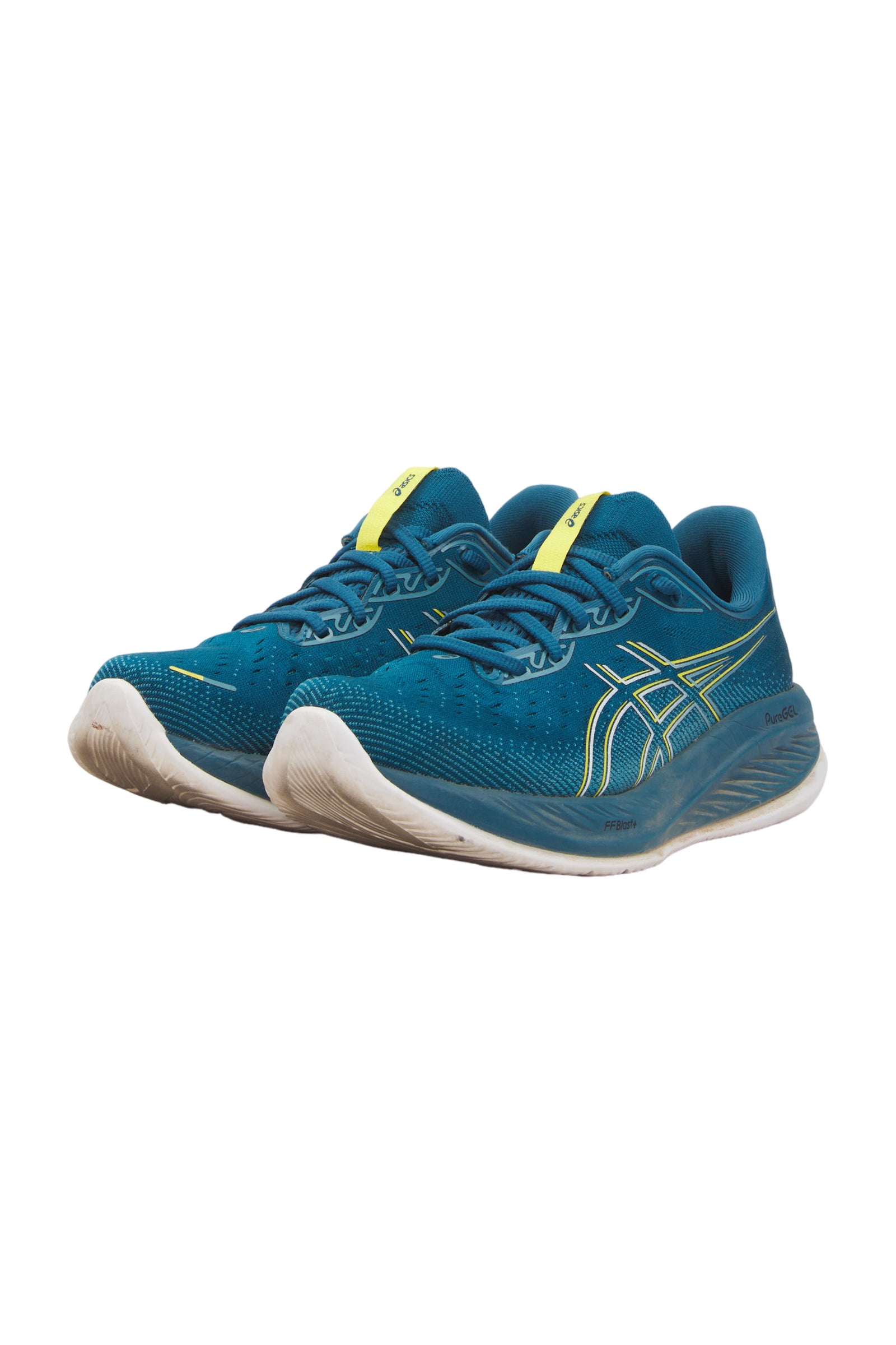Asics Herren Gel-Cumulus 26 Herren Laufschuhe - Evening Teal/Bright Yellow