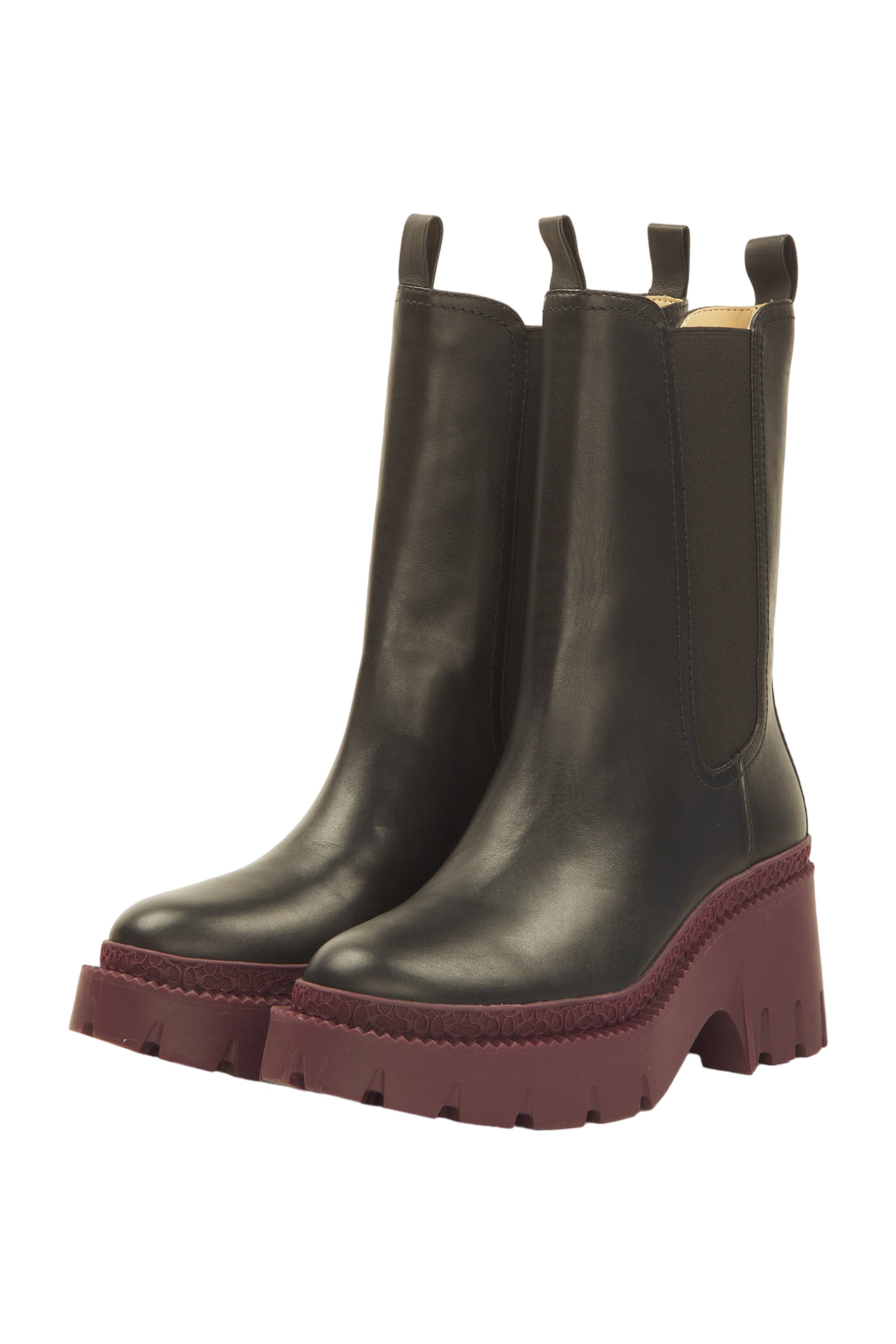 Coach Boots Size 39 Schwarz 