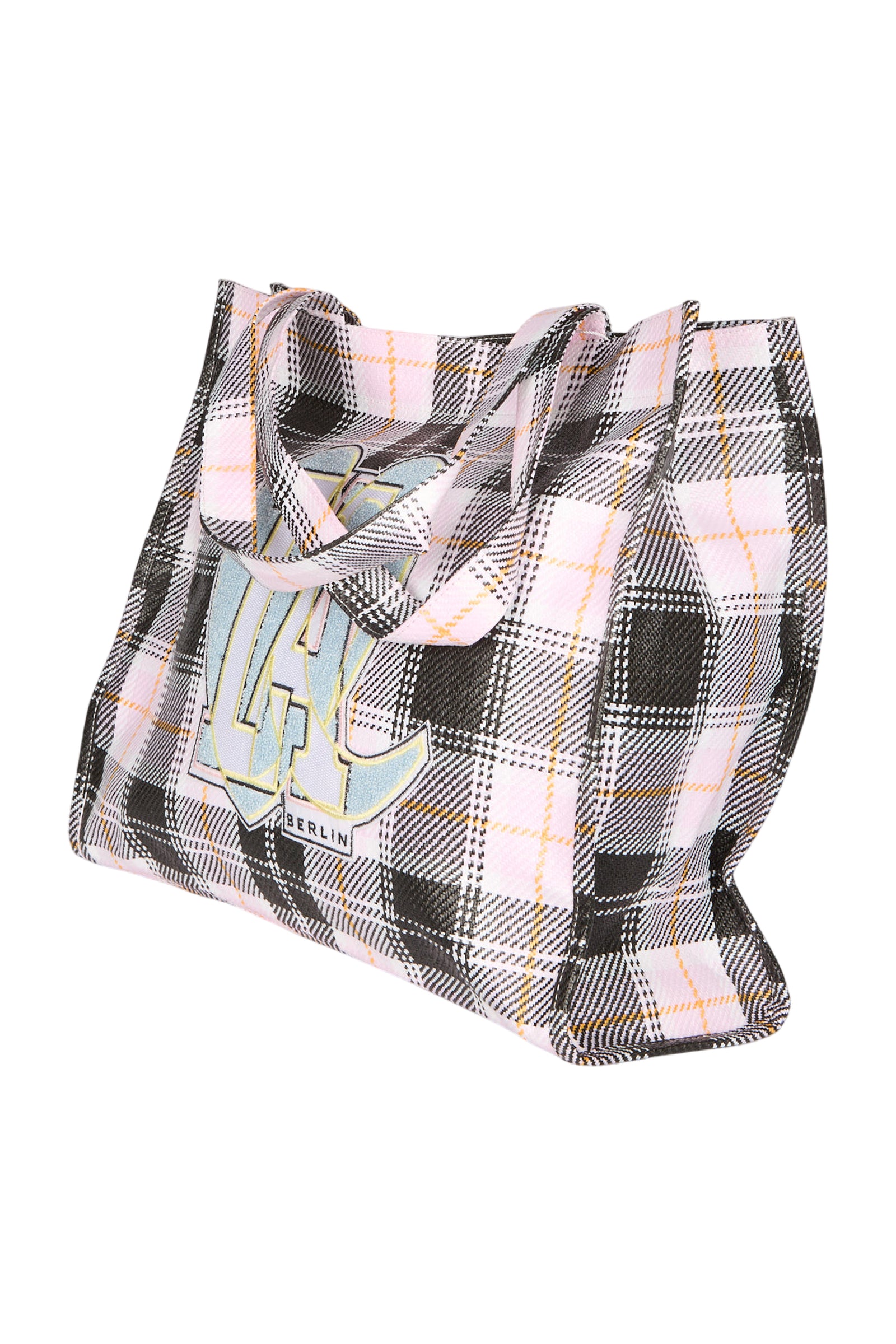Lala Berlin Shopper Handtasche Cali Check Pink Blush
