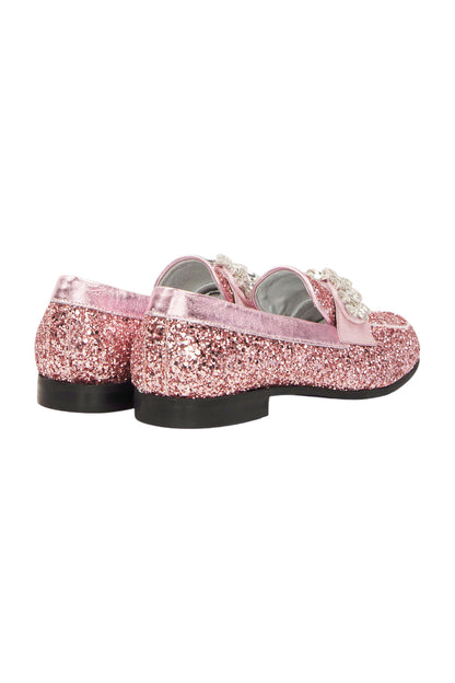 MonnaLisa Glitzer-Loafer Mädchen Schuhe Kinder