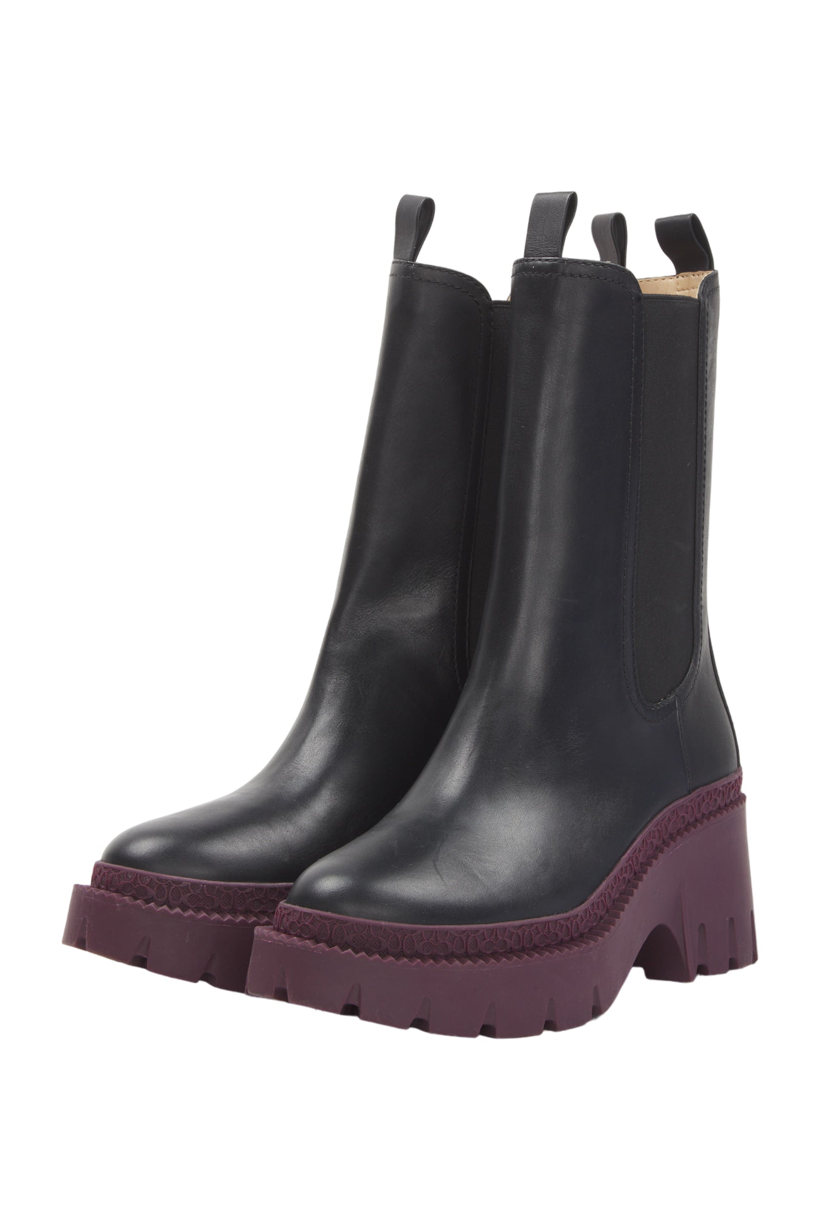 Coach Stiefel Size 39 Schwarz 