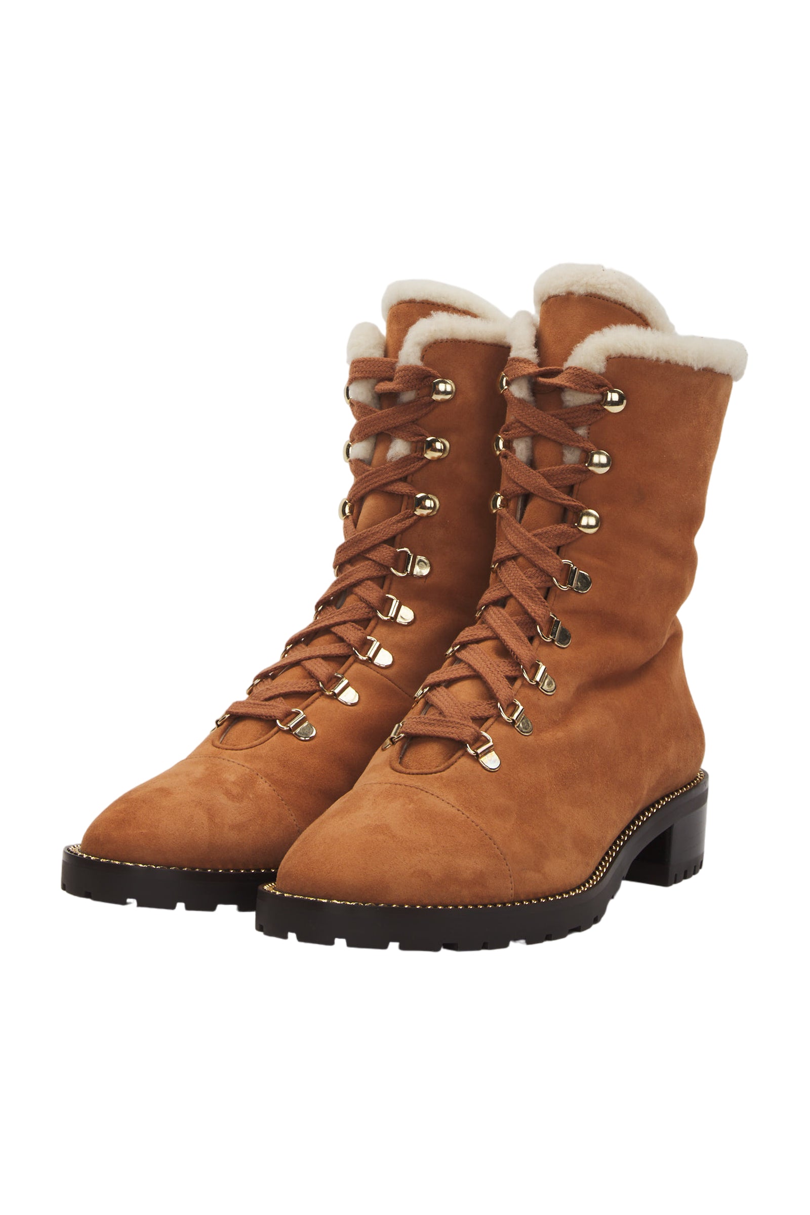 Stuart Weitzman Schnürstiefeletten Size 39 Bronze 