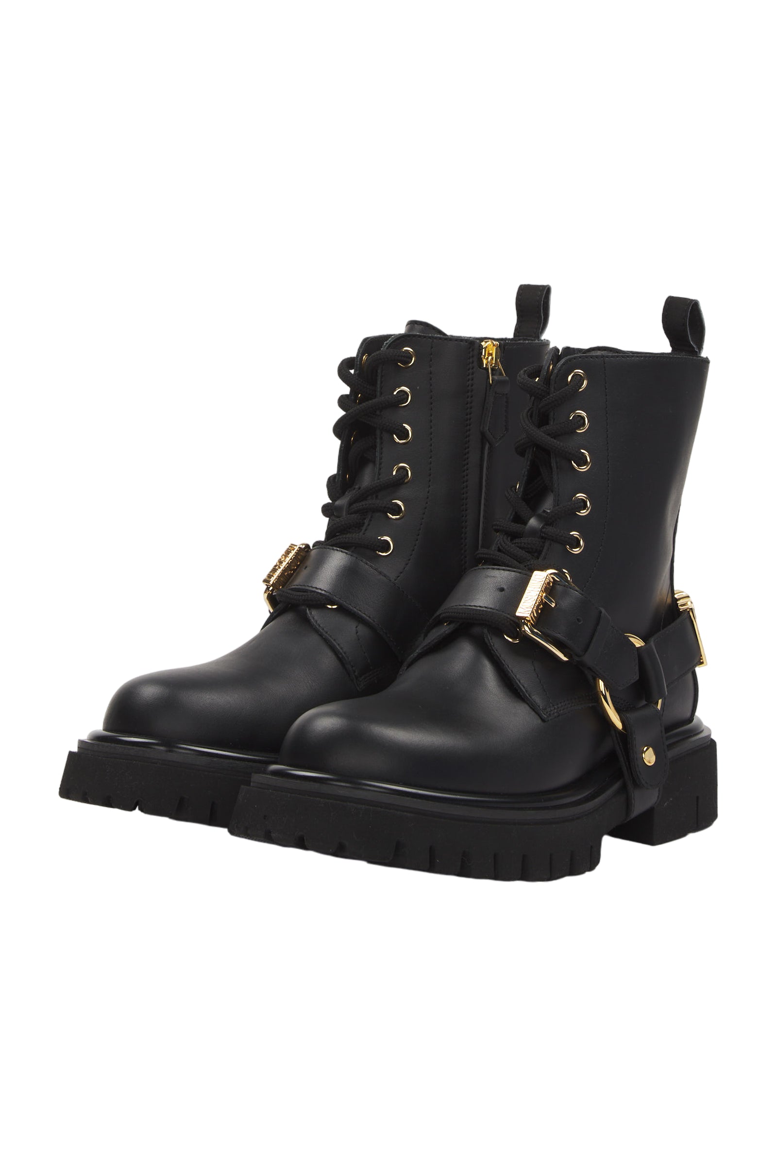 Moschino Schnürstiefeletten Size 38 Schwarz 