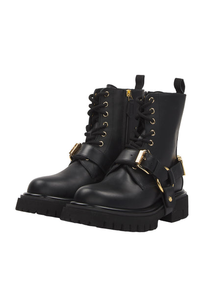 Moschino Schnürstiefeletten Size 38 Schwarz 