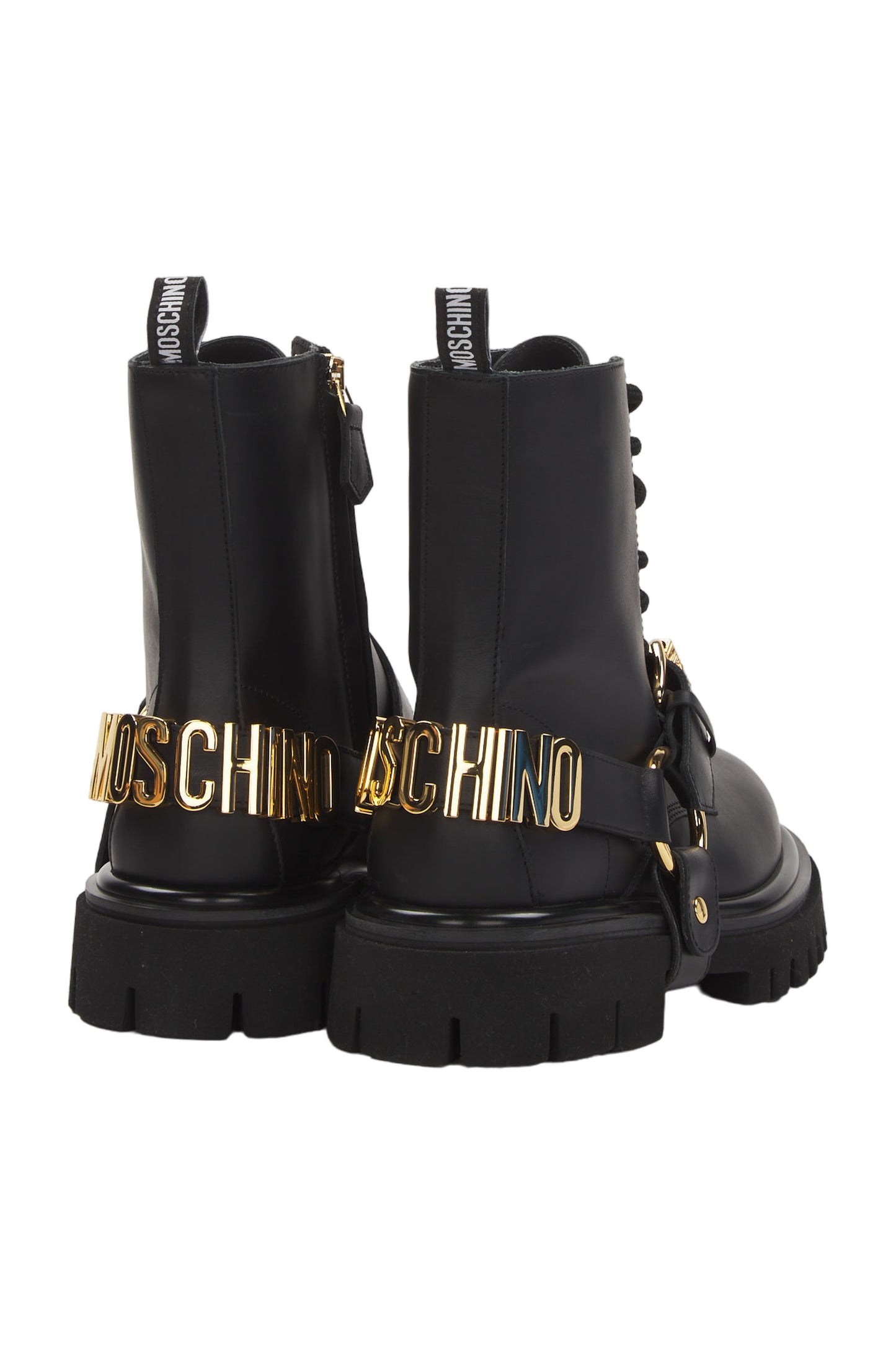 Moschino Schnürstiefeletten Size 38 Schwarz 