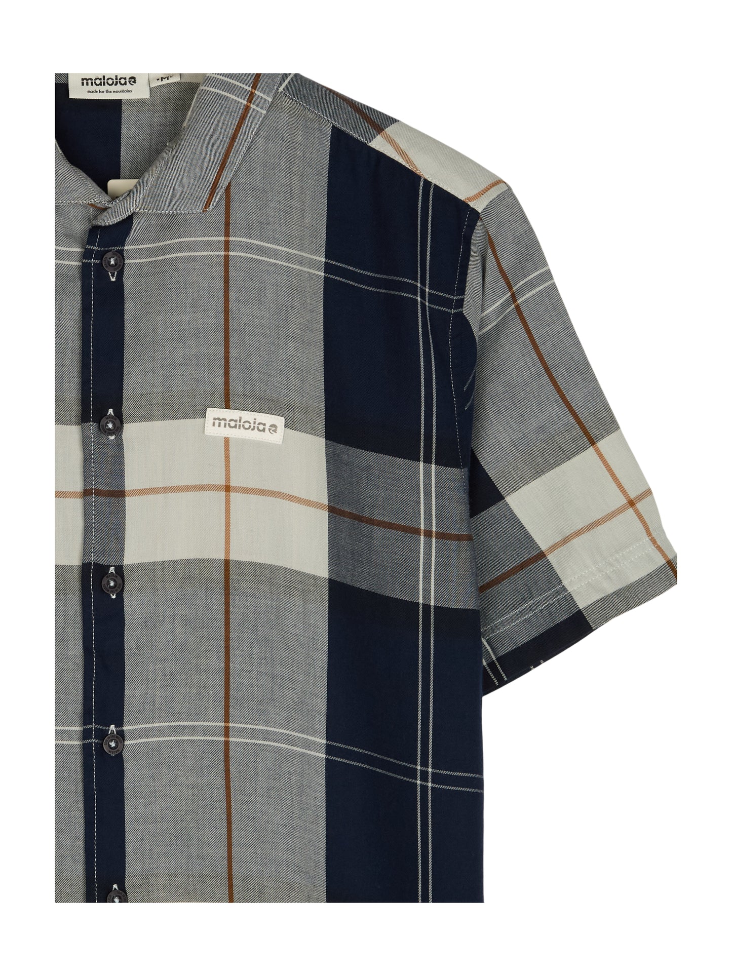 SAGRONM. 1/2 Check Shirt