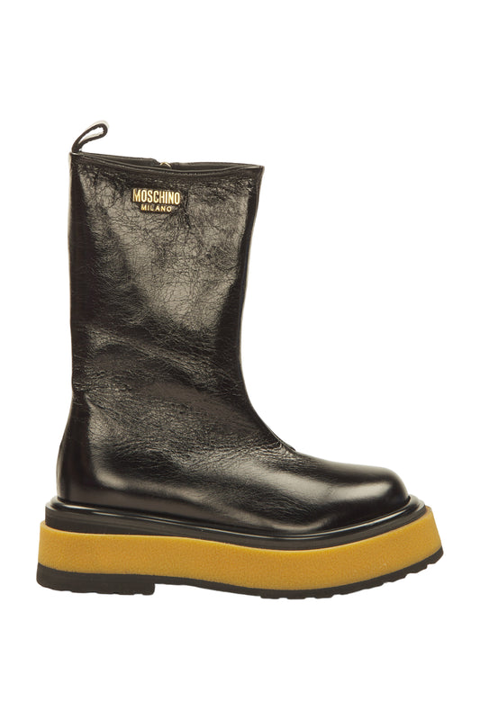 Moschino Stiefel Size 39 Schwarz 