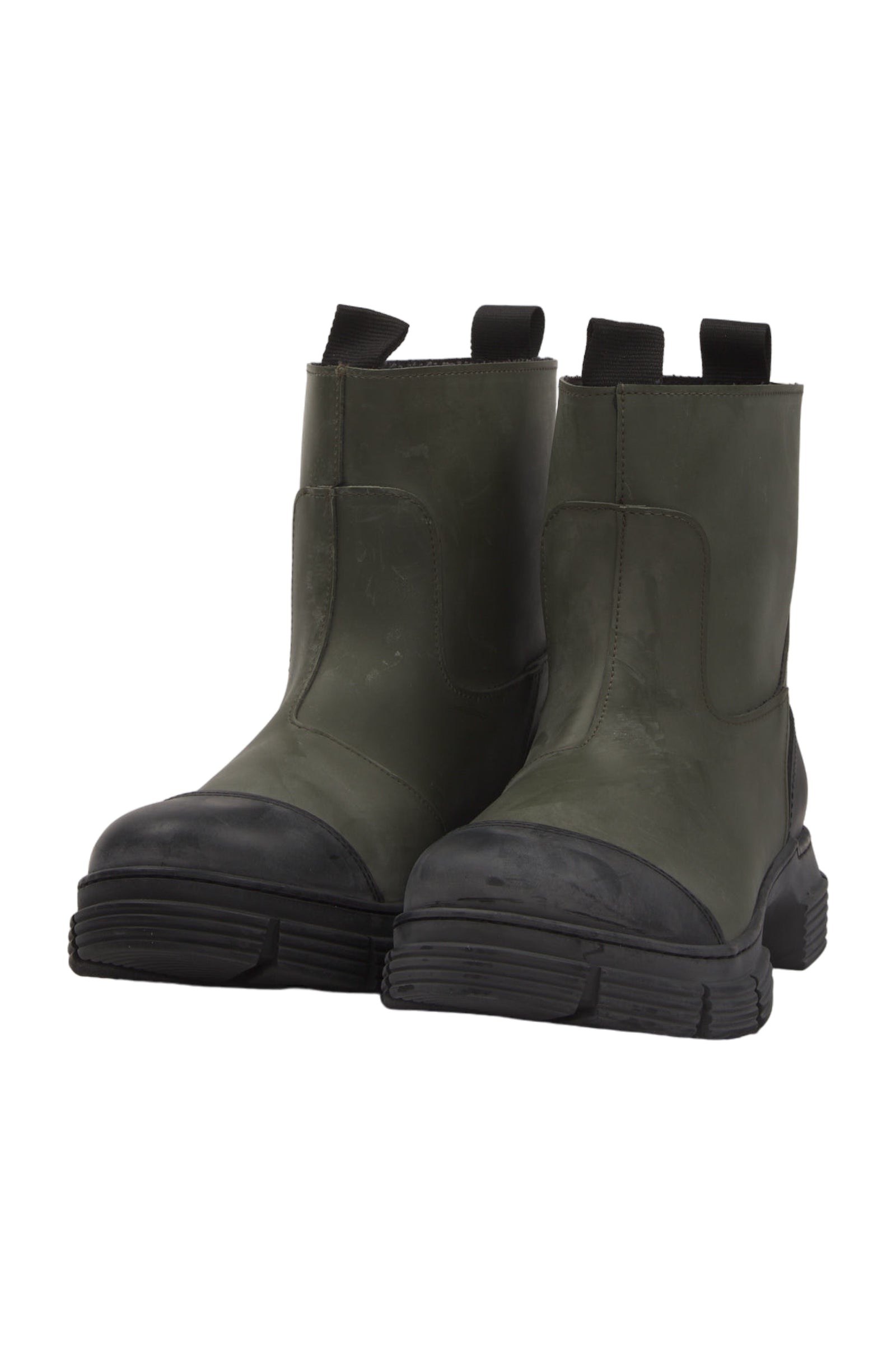 Ganni Gummistiefel Size 41 Grün 