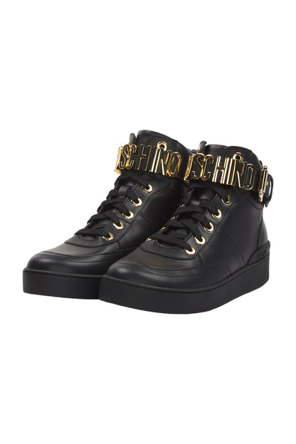 Moschino Sneakers Size 40 Schwarz 