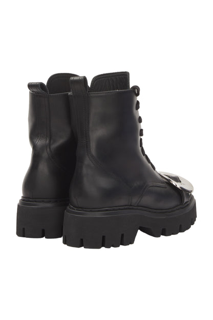 N°21 Schnürstiefeletten Size 40 Schwarz 