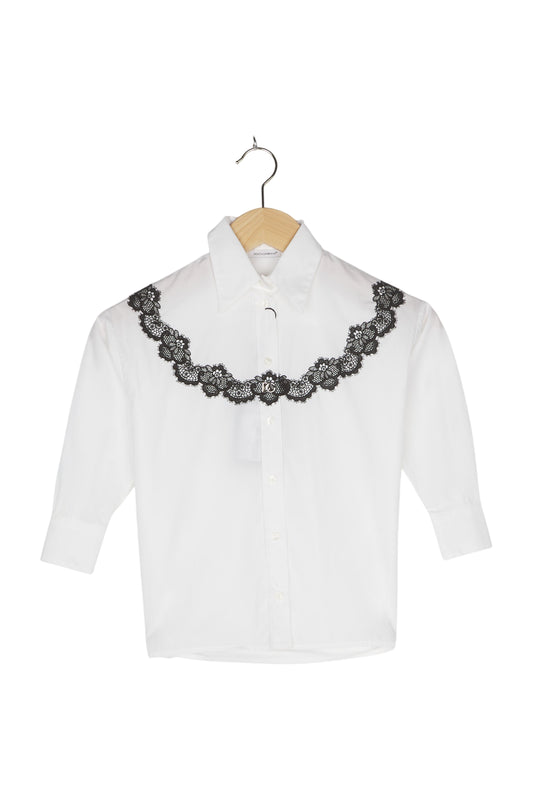 Dolce & Gabbana Bluse mit Spitze