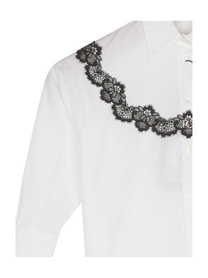 Dolce & Gabbana Bluse mit Spitze