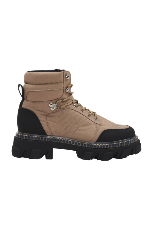 Ganni Schnürstiefeletten Size 40 Beige 