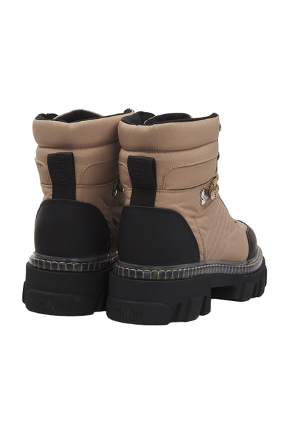Ganni Schnürstiefeletten Size 40 Beige 