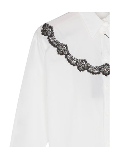Dolce & Gabbana Bluse mit Spitze
