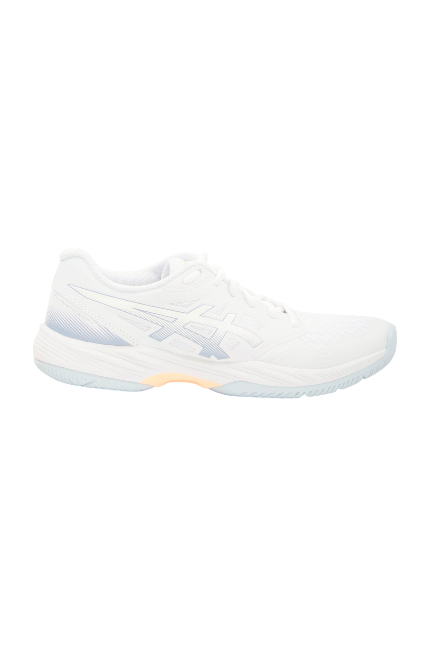 Asics Gel-Court Hunter 3 Damen Hallenschuhe - White/Grey Blue
