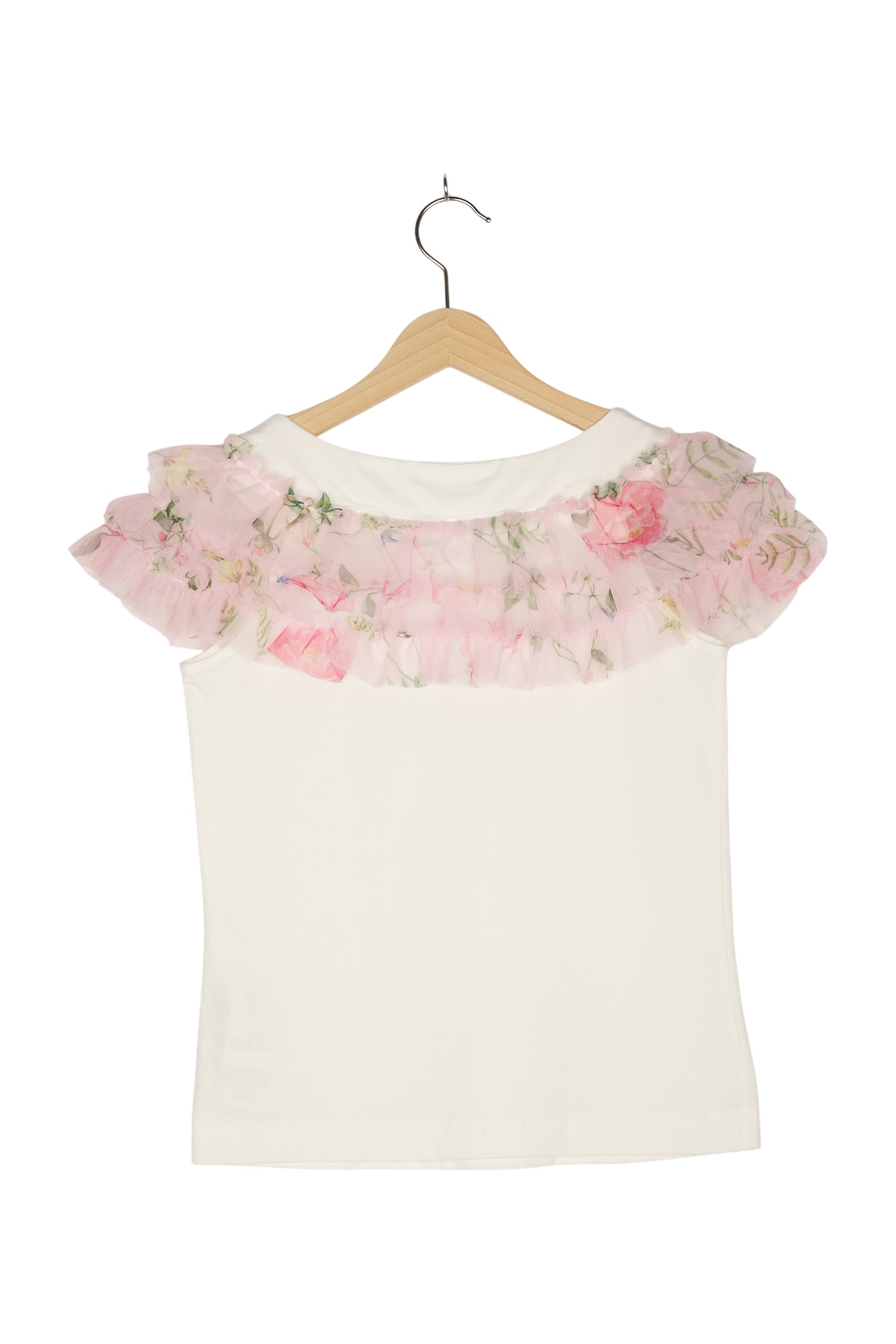 MonnaLisa T-Shirt Top Blumen Rüschen
